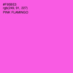 #F95BE3 - Pink Flamingo Color Image